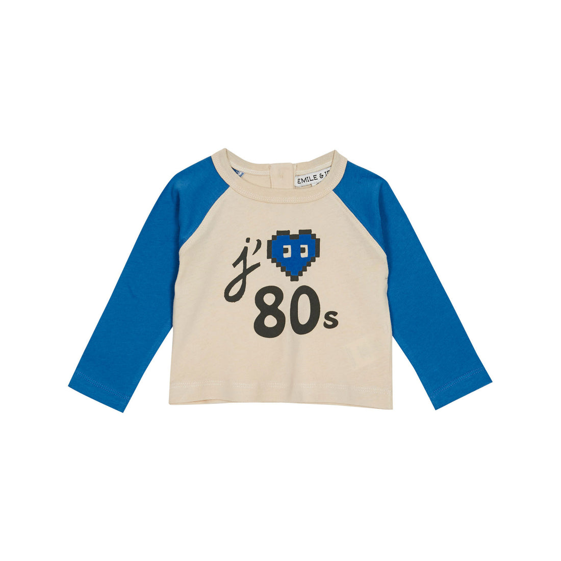 Emile et Ida Ocean Colorblock Raglan Tee