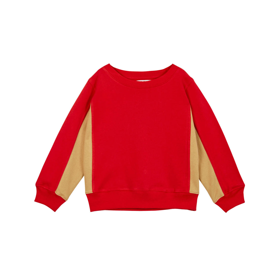 Emile et Ida Red Colorblock Sweatshirt