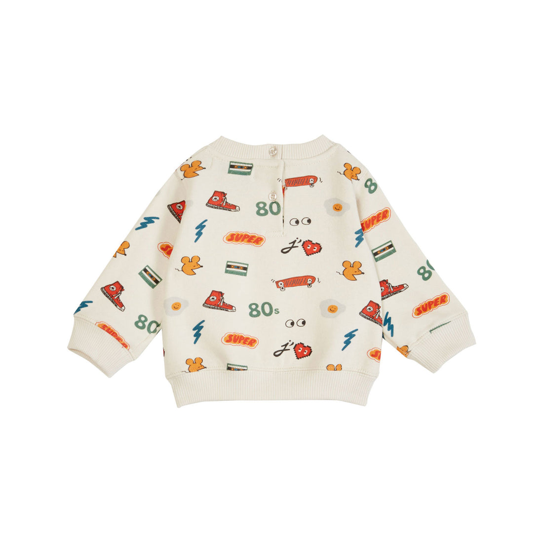 Emile et Ida Ecru Super Velour Sweatshirt