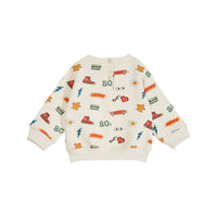 Emile et Ida Ecru Super Velour Sweatshirt