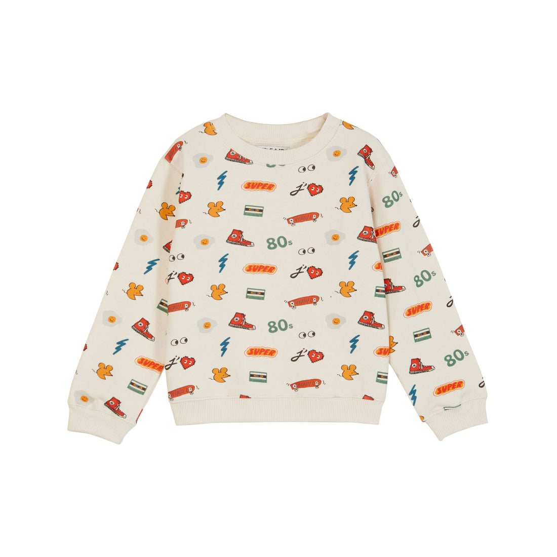 Emile et Ida Ecru Super Velour Sweatshirt