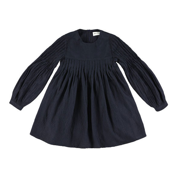 Morley Navy Yndia Pleated Dress