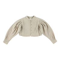 Morley Barley Yndigo Cropped Shirt