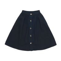 The New Society Black Denim Yolanda Skirt