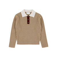 Morley Malt Yucca Knitted Polo