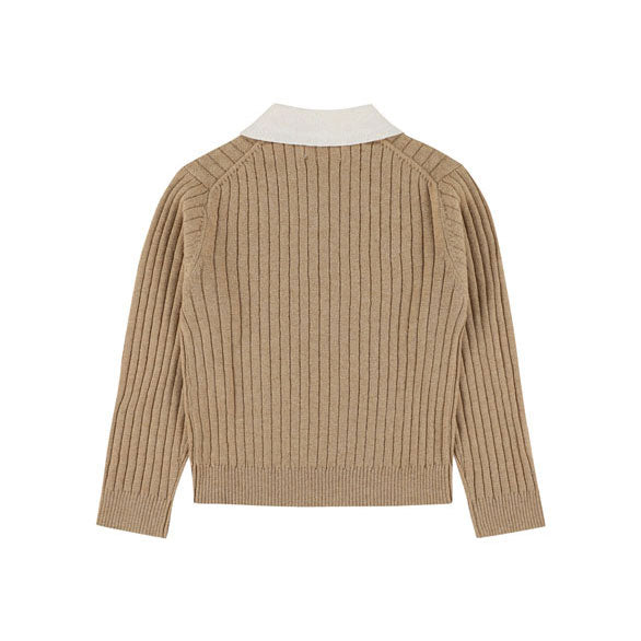 Morley Malt Yucca Knitted Polo