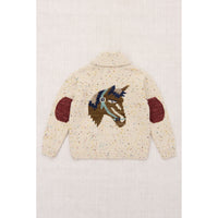 Misha and Puff  Snowglobe Confetti Yearling Shawl Collar Cardigan