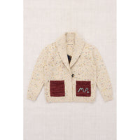 Misha and Puff  Snowglobe Confetti Yearling Shawl Collar Cardigan