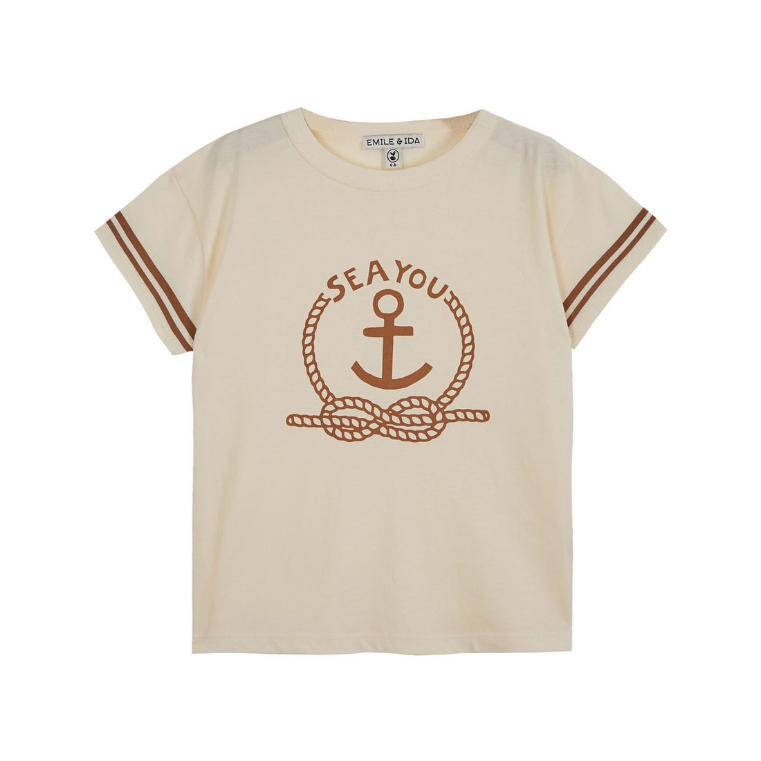 Emile et Ida Ecru Sea You T-Shirt