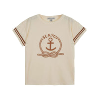Emile et Ida Ecru Sea You T-Shirt
