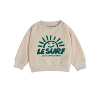 Emile et Ida Cream Terry Surf Sweatshirt