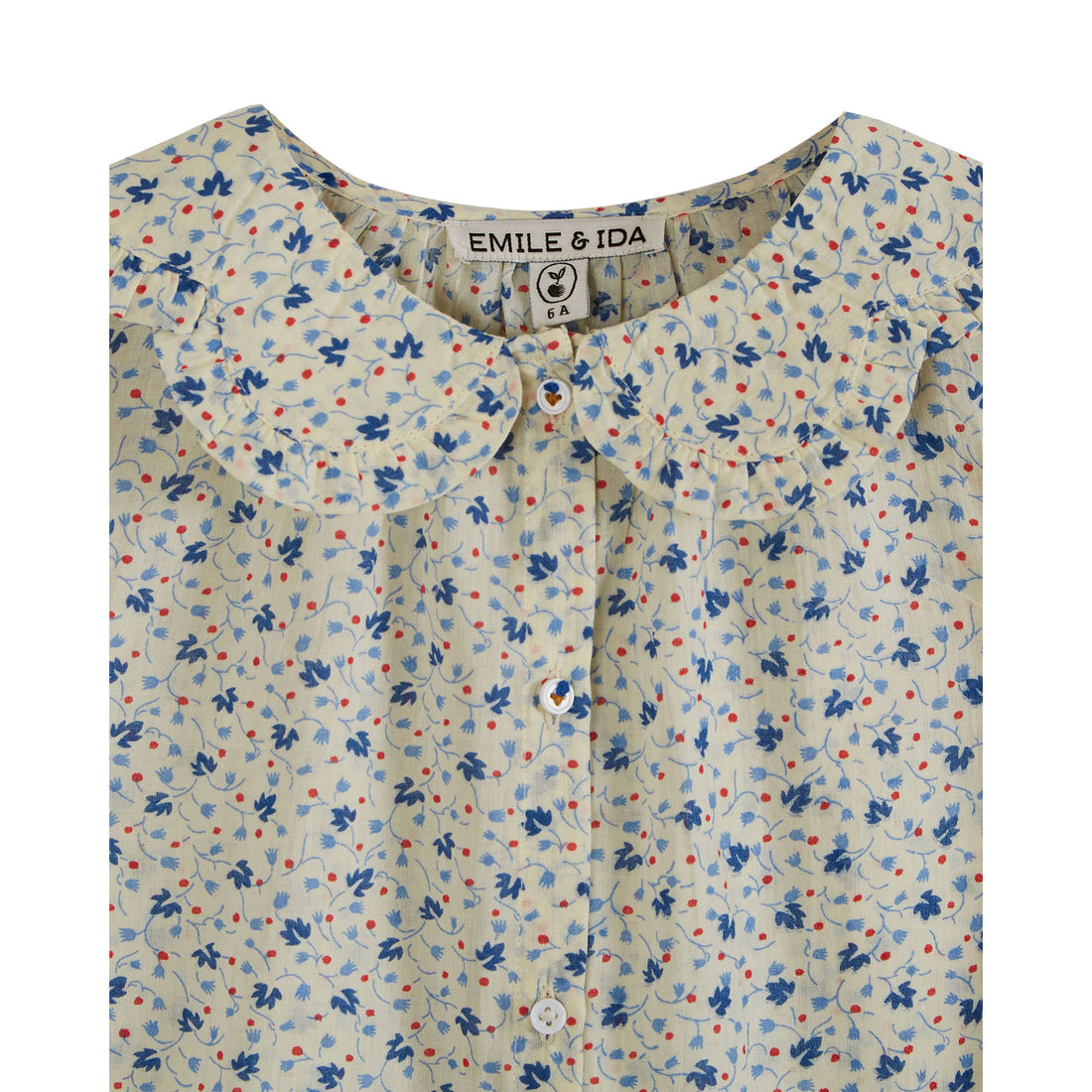 Emile et Ida Lily Flower Allover Blouse