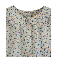 Emile et Ida Lily Flower Allover Blouse