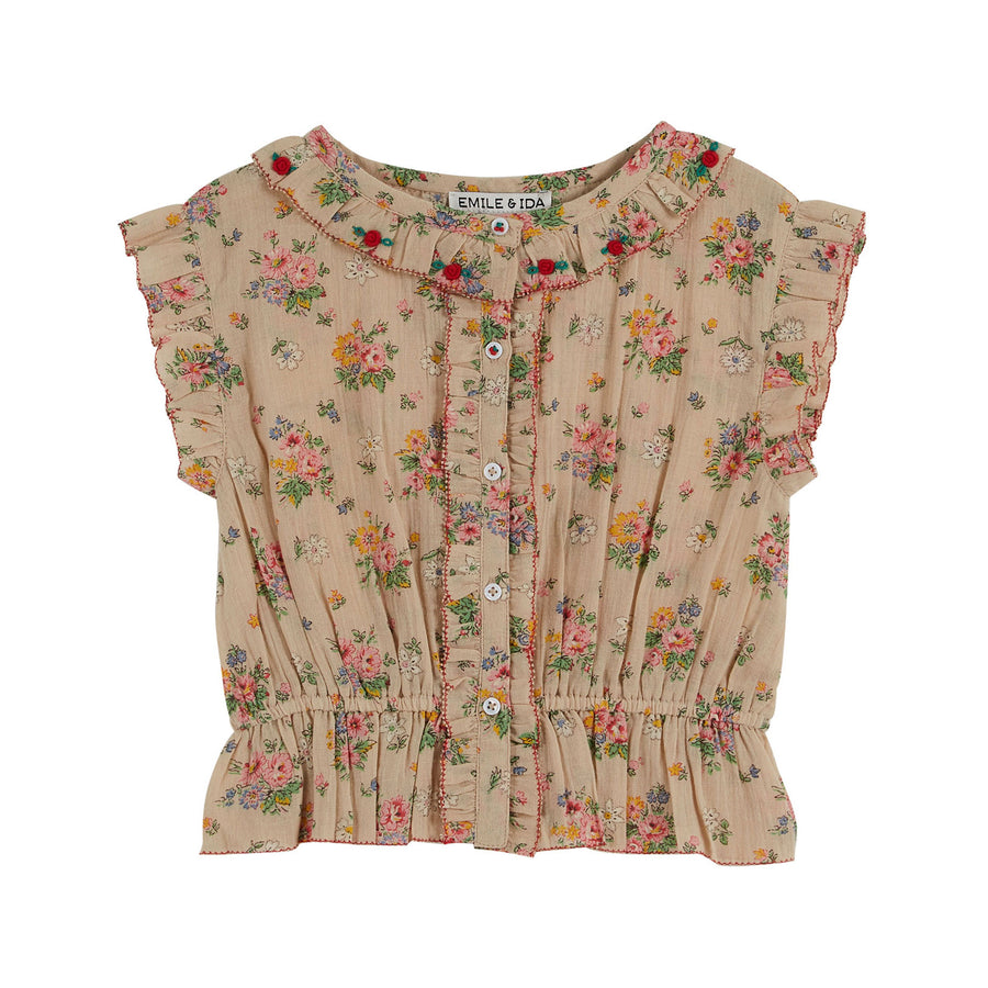 Emile et Ida Vintage Floral Blouse