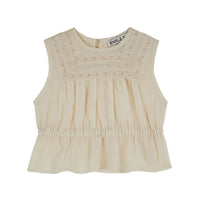 Emile et Ida Ecru Vintage Blouse