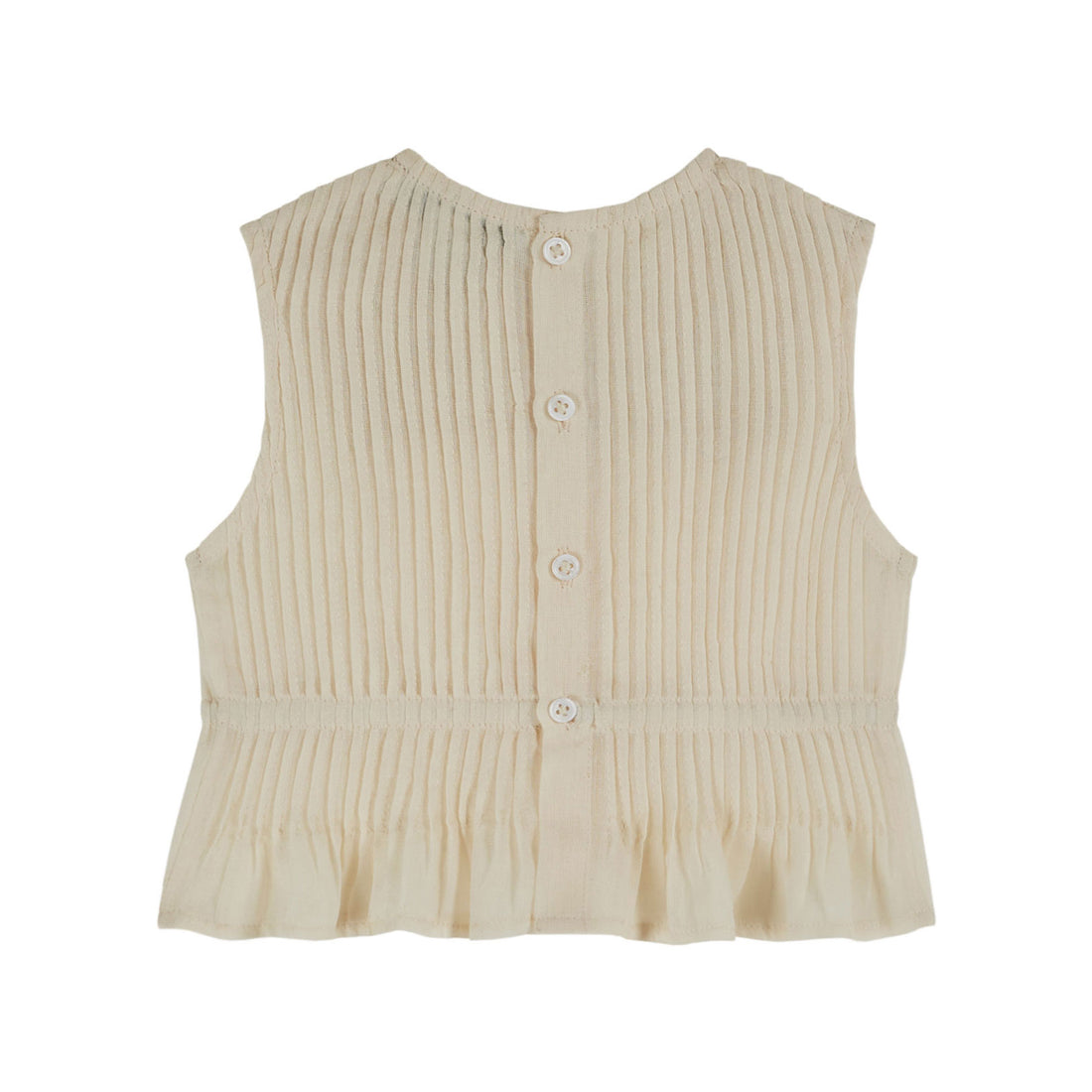 Emile et Ida Ecru Vintage Blouse