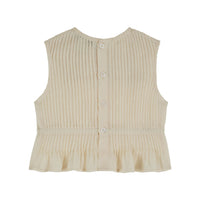 Emile et Ida Ecru Vintage Blouse