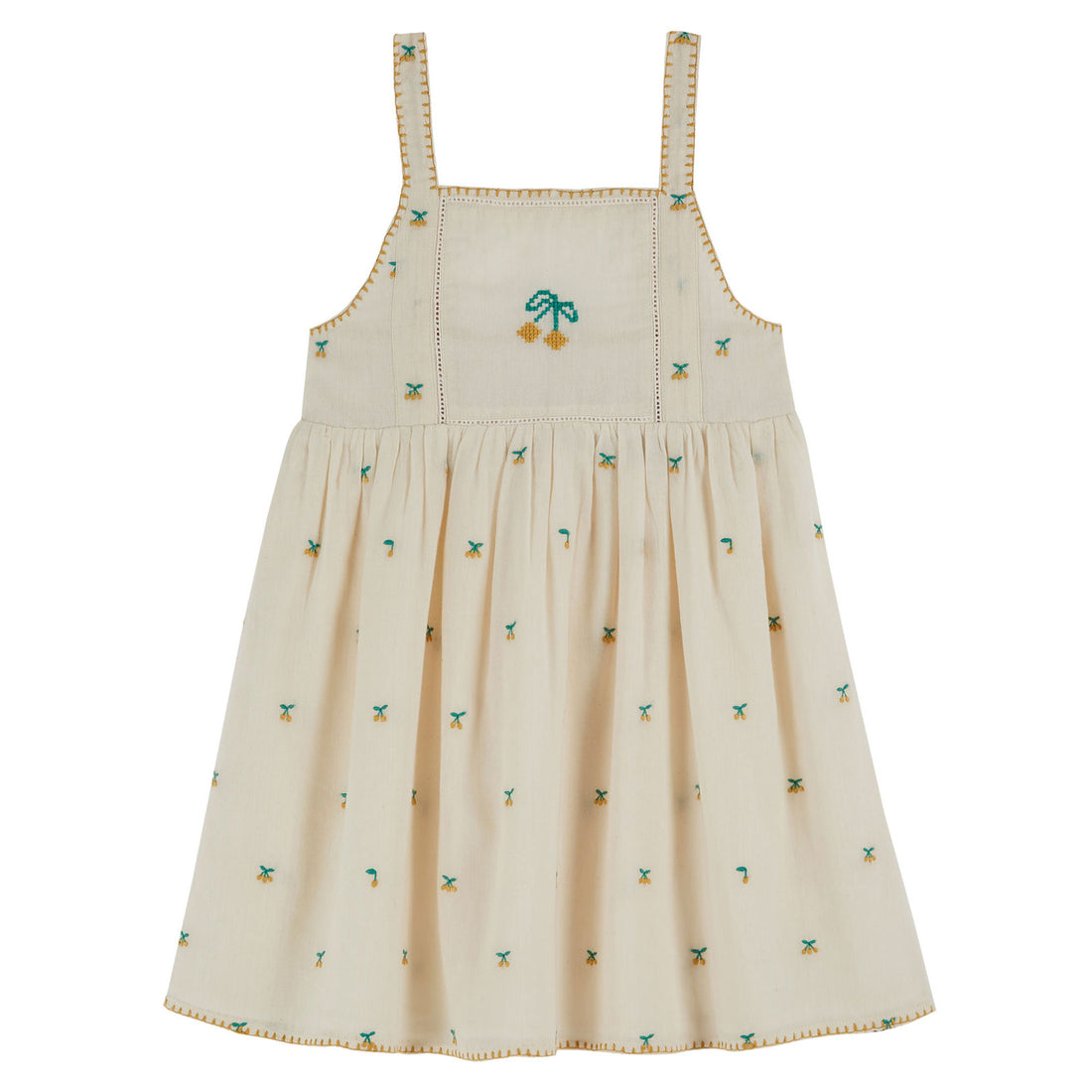 Emile et Ida Chantilly Cross Stitch Embroidered Dress
