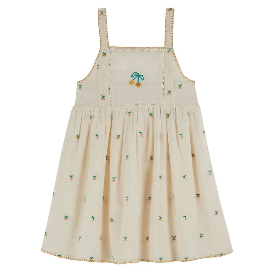 Emile et Ida Chantilly Cross Stitch Embroidered Dress