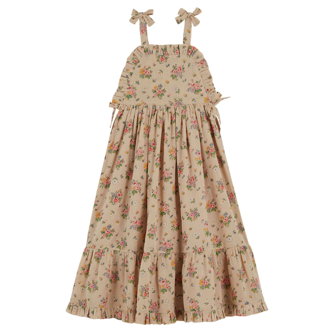 Emile et Ida Vintage Floral Long Dress