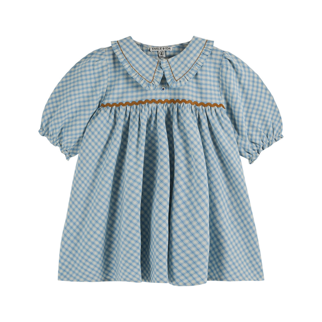 Emile et Ida Earthenware Plaid Dress