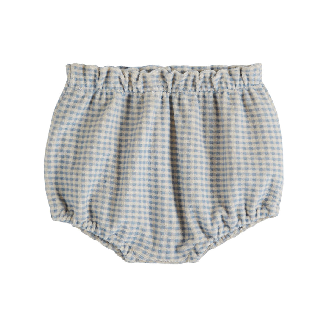 Emile et Ida Blue Gingham Terry Bloomer