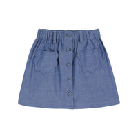 Emile et Ida Chambray Pocket Skirt