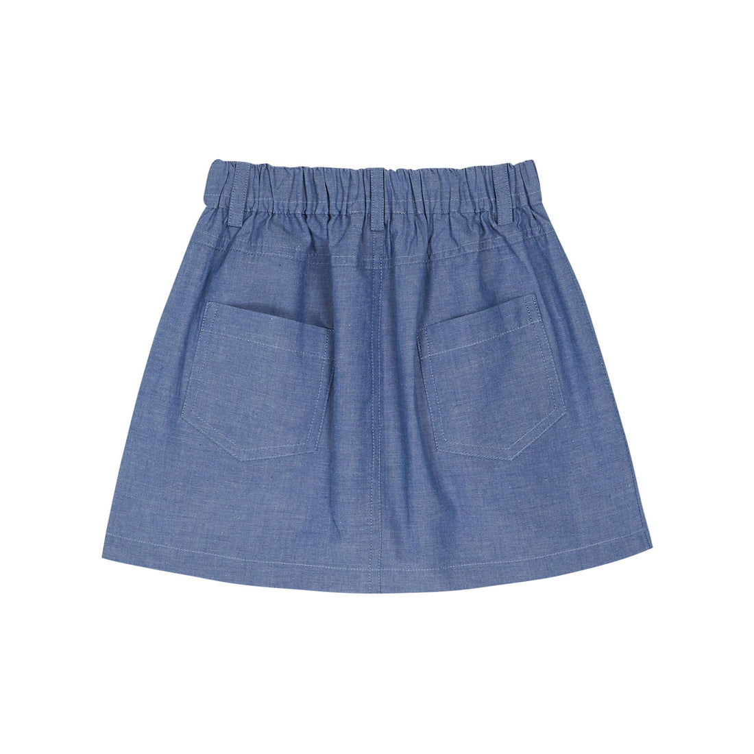 Emile et Ida Chambray Pocket Skirt