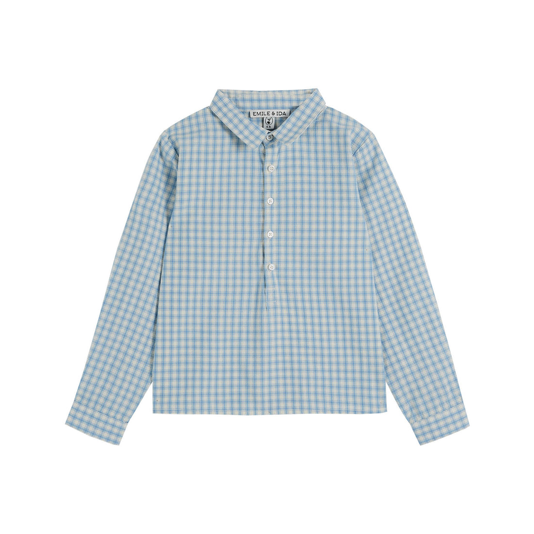 Emile et Ida Blue Gingham Kurta