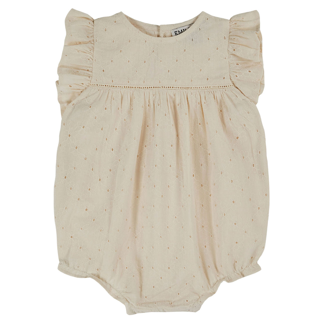 Emile et Ida Chantilly Embroidered Romper