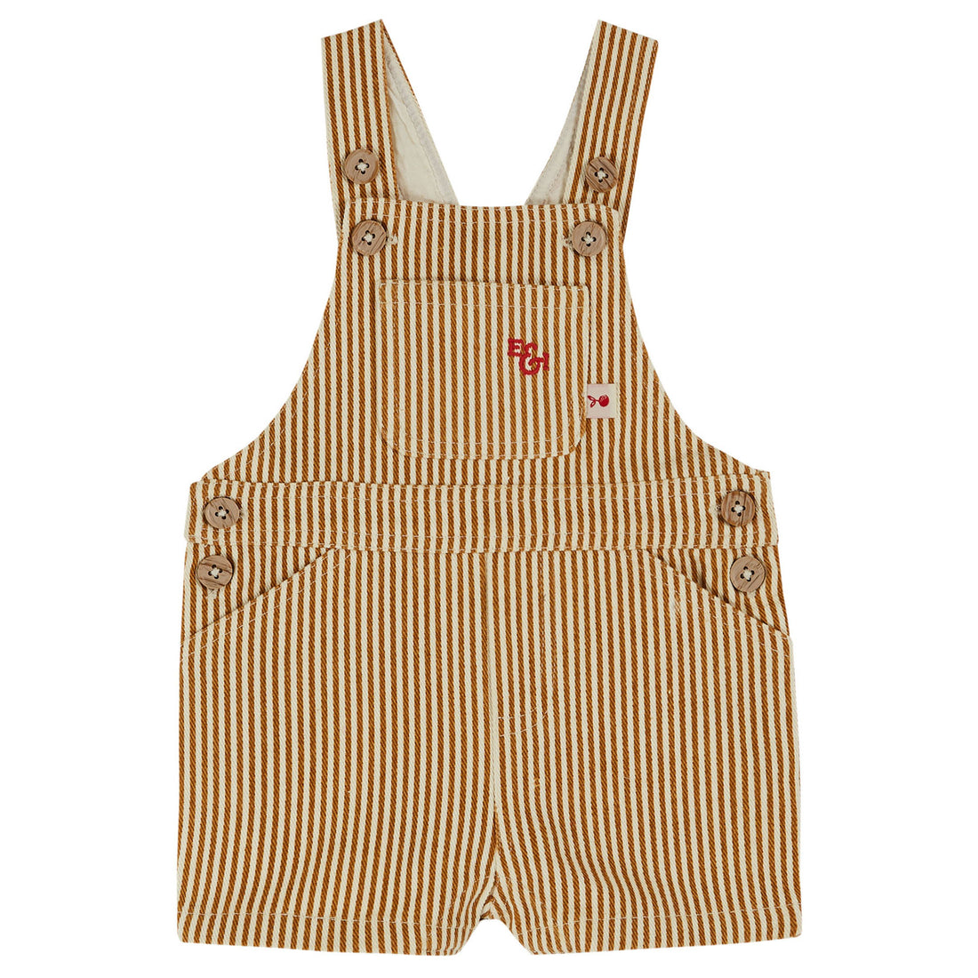 Emile et Ida Honey Stripe Salopette