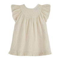 Emile et Ida Chantilly Embroidered Anglaise Baby Dress