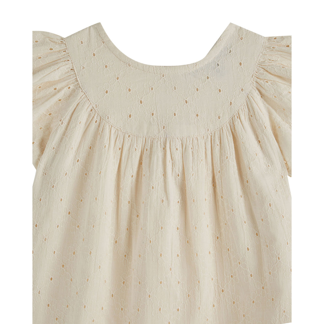 Emile et Ida Chantilly Embroidered Anglaise Baby Dress