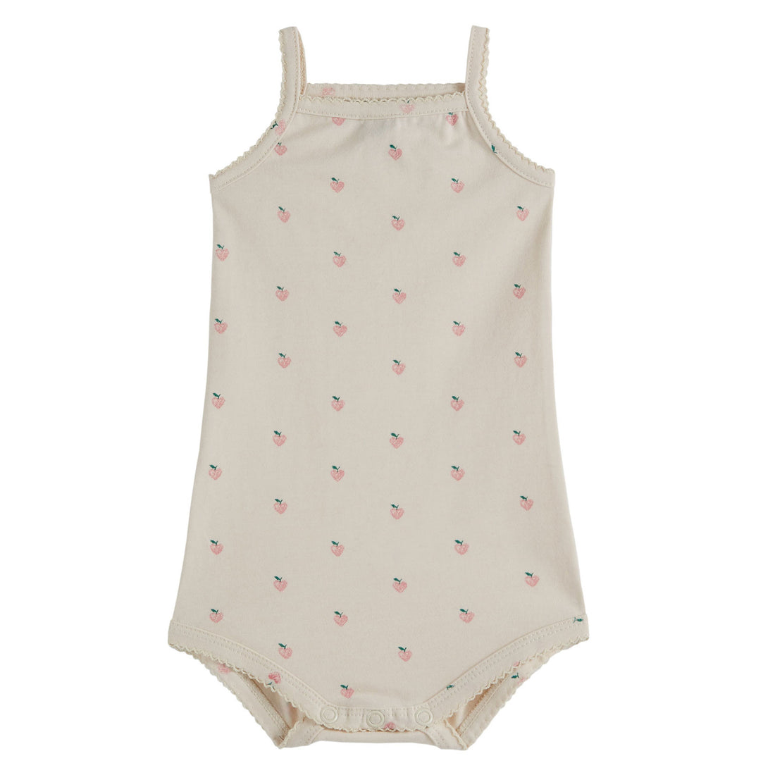 Emile et Ida Pink Heart Allover Printed Bodysuit