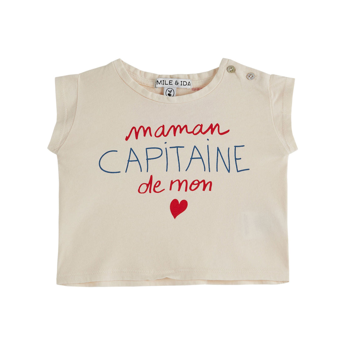 Emile et Ida Cream Captain T-Shirt