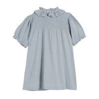 Emile et Ida Flake Collared Embroidered Dress