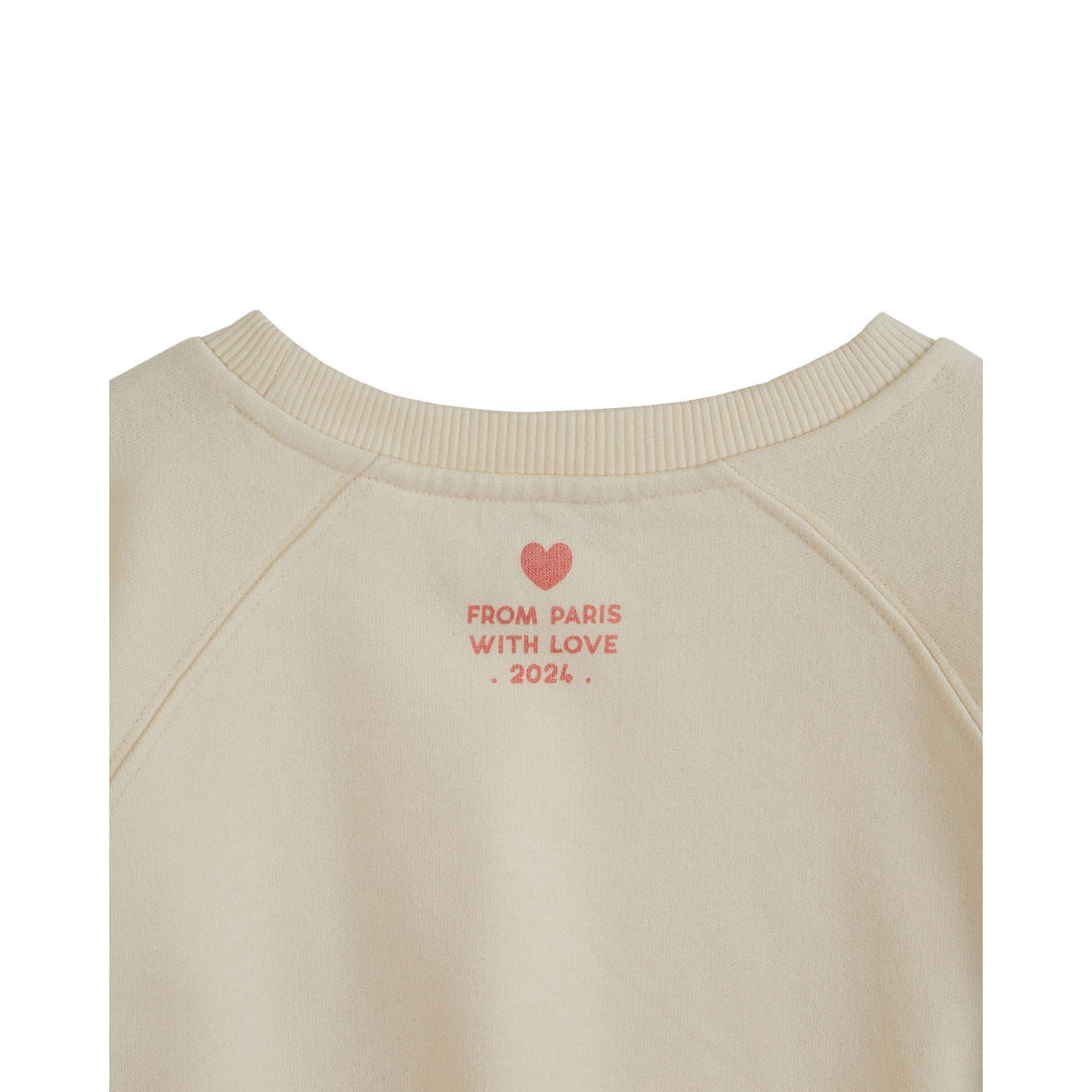 Emile et Ida Ecru Amour Sweatshirt