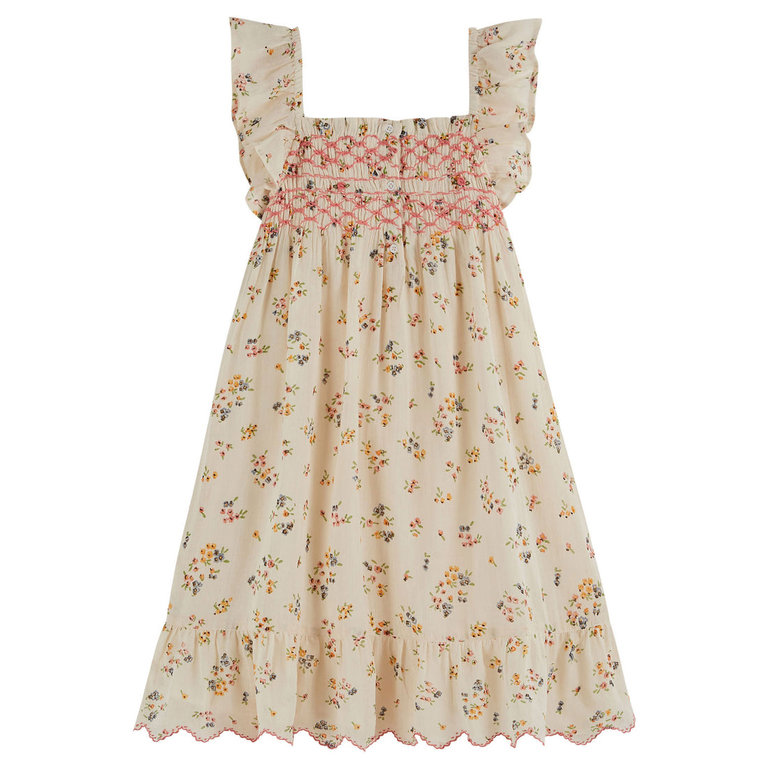 Emile et Ida Achillea Smocked Dress