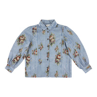 Morley Blue Peony Zima Blouse