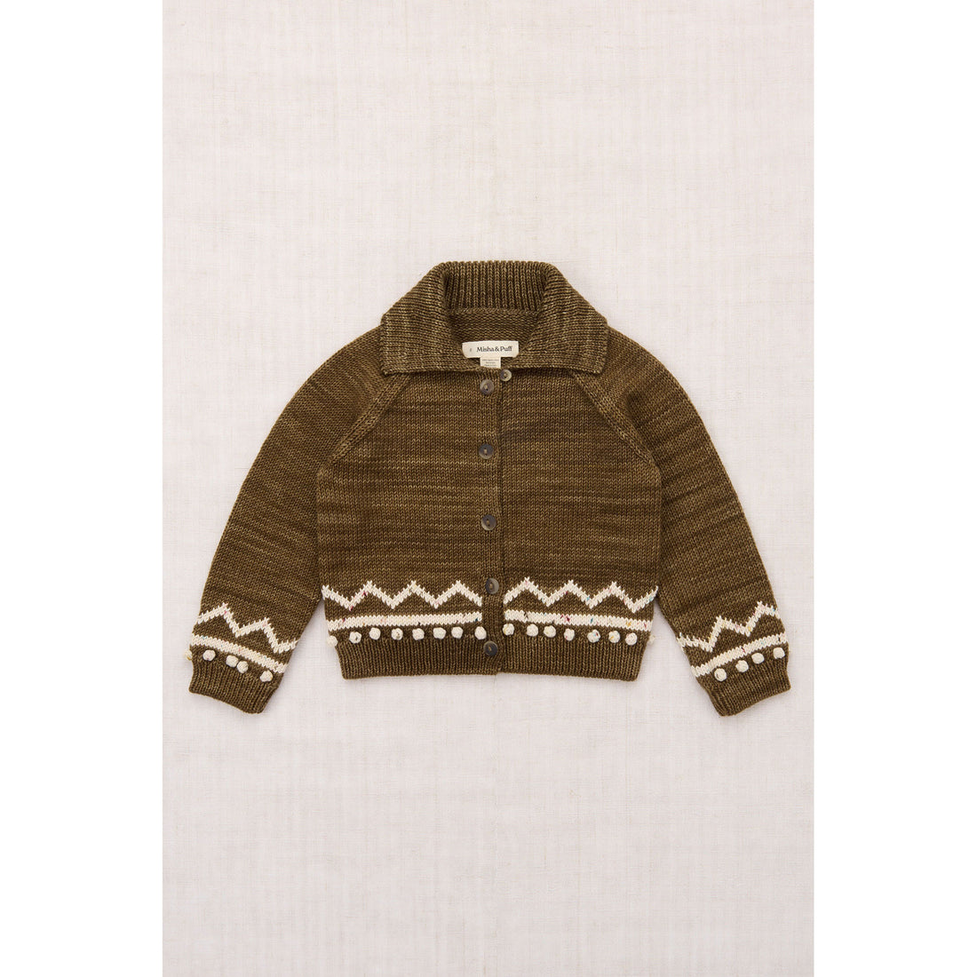 Misha and Puff Nutshell Zig Zag Cardigan – Ladida