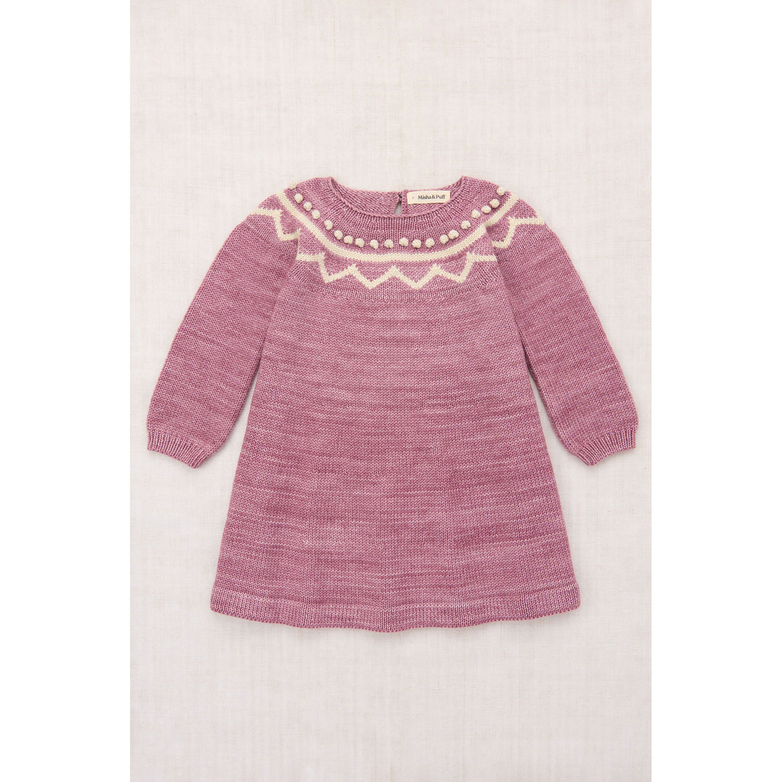 Misha and Puff Antique Rose Zig Zag Dress