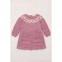 Misha and Puff Antique Rose Zig Zag Dress