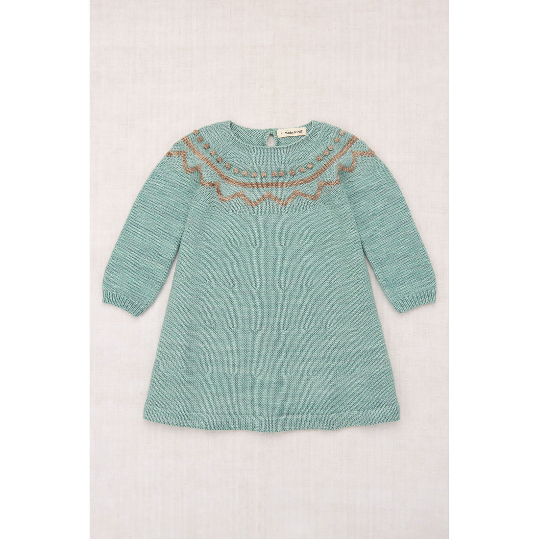 Misha and Puff Sage Zig Zag Dress
