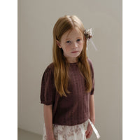 Louisiella Brick Zinnia Knit Pullover