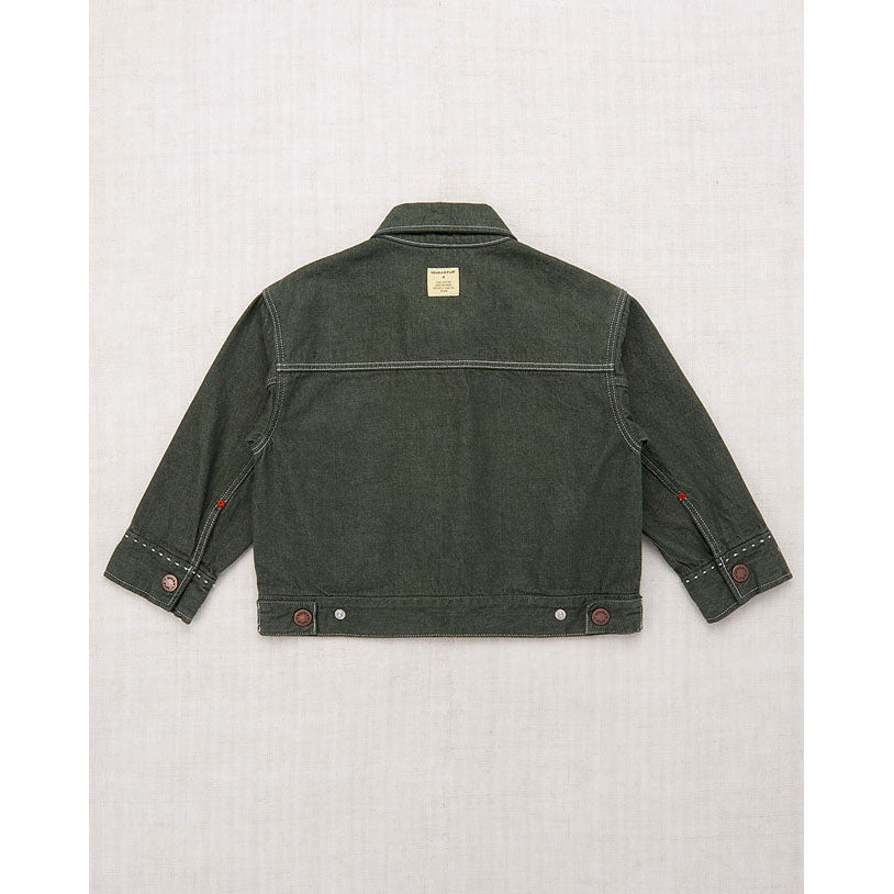 Misha and Puff  Sage Denim Zip Jacket