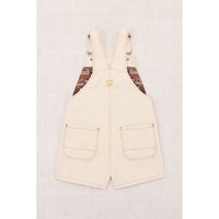 Misha and Puff Gesso Denim Zip Overall Shorts