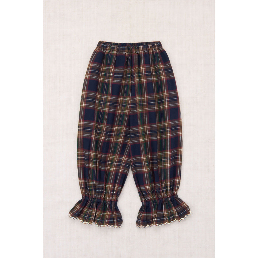 Misha and Puff  Ink Plaid Zuzu Pant