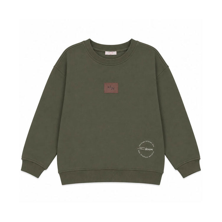 Calla Lili  Green Stamp Sweatshirt
