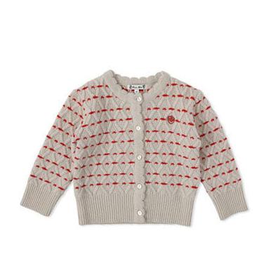 Bene Bene Red Tyrol Argyle Knit Cardigan