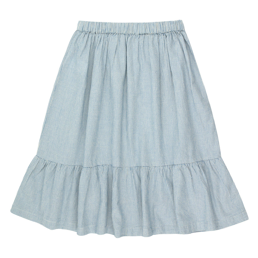 Tiny Cottons Blue/Light Cream Tiny Poodle Long Skirt